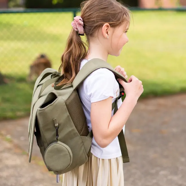 Ghiozdan Childhome My School Bag Kaki ERF5420007163914