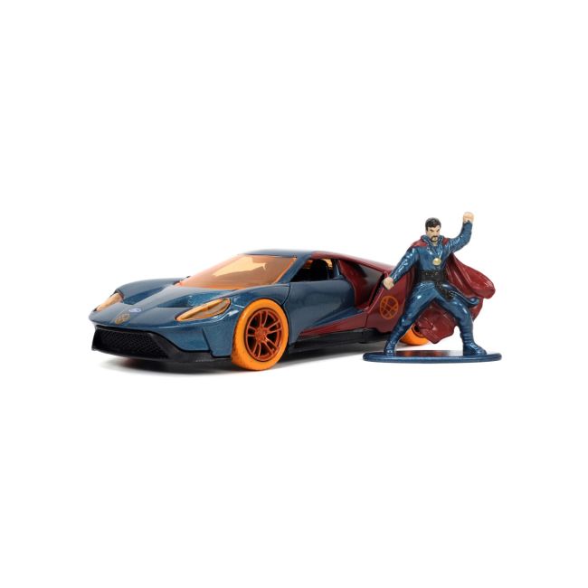 JADA MARVEL MASINUTA METALICA FORD GT SCARA 1:32 SI FIGURINA METALICA DOCTOR STRANGE VIV253223013