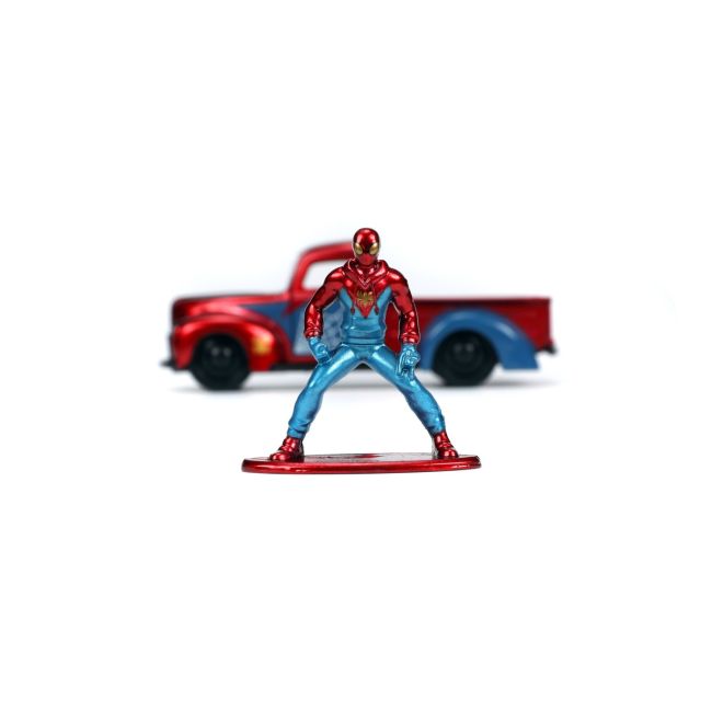 JADA MARVEL SET MASINUTA METALICA FORD PICK UP SCARA 1:32 SI FIGURINA METALICA SPIDER MAN VIV253223016
