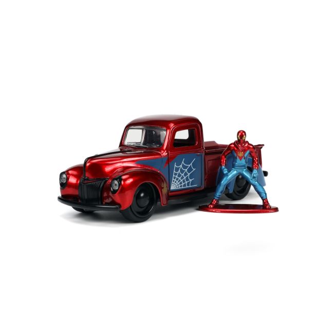JADA MARVEL SET MASINUTA METALICA FORD PICK UP SCARA 1:32 SI FIGURINA METALICA SPIDER MAN VIV253223016