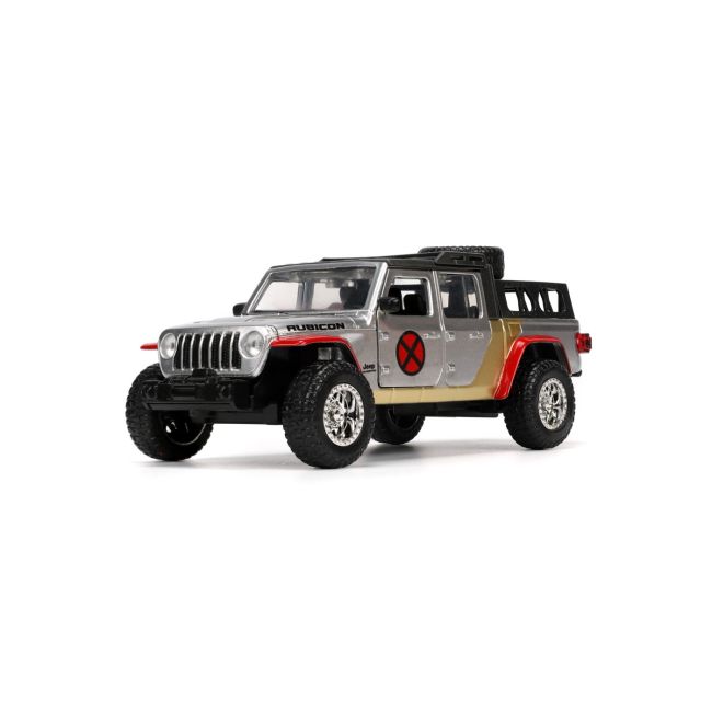 JADA MARVEL SET MASINUTA METALICA JEEP GLADIATOR SCARA 1:32 SI FIGURINA DIN METAL COLOSSUS VIV253223012