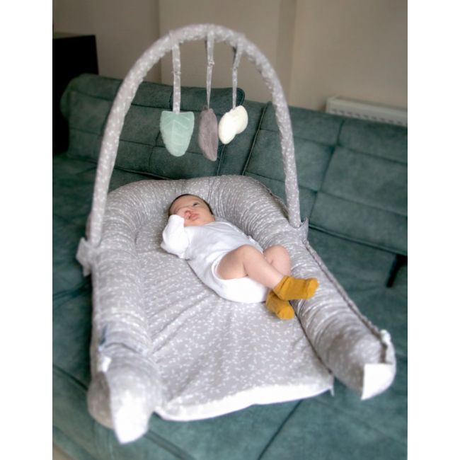 Salteluta Baby Nest cu bara jucarii Between parents (Culoare: Roz) JEMbj_4897