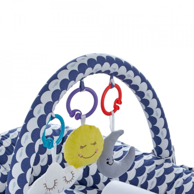 Salteluta Baby Nest cu bara jucarii Between parents (Culoare: Roz) JEMbj_4897