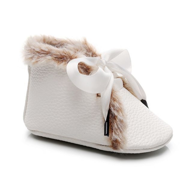 Ghetute albe imblanite cu fundita din satin (marime disponibila: 0-3 luni) mbxh0223-1-p01.0-3 luni