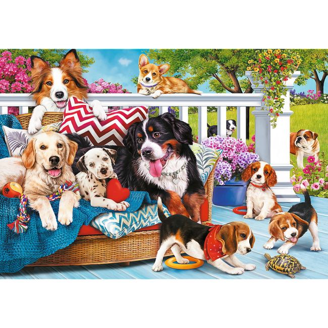 PUZZLE TREFL UFT 1000 PRIETENIA CATELUSILOR VIV10698