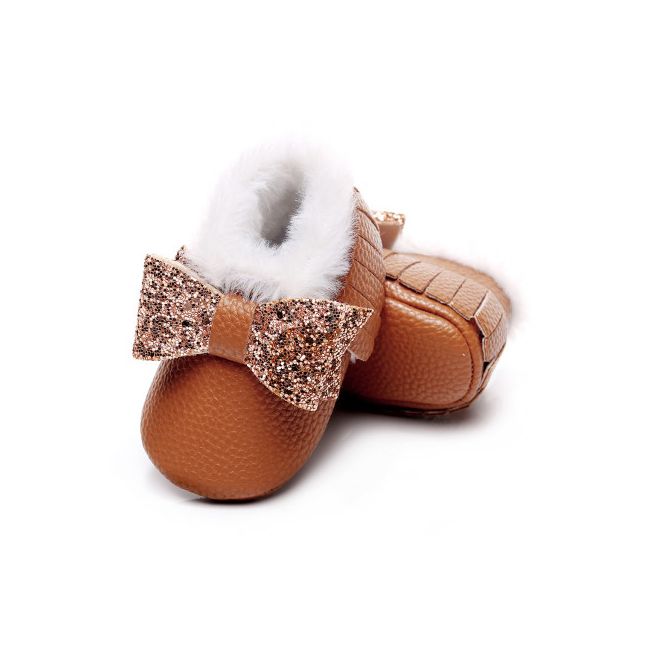 Pantofiori maro imblaniti - Shine LIhz00301-3-p8