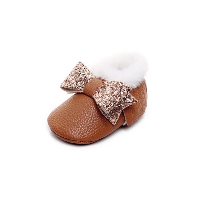 Pantofiori maro imblaniti - Shine LIhz00301-3-p8