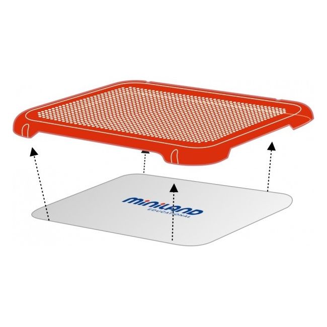 Set 6 tablite transparente pentru mozaic - okeml31830
