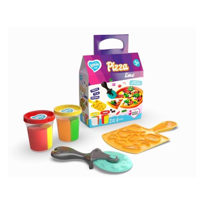 Set plastilina 100% ECO, Lovin&#039;Do, Pizza Time KRTOK41143