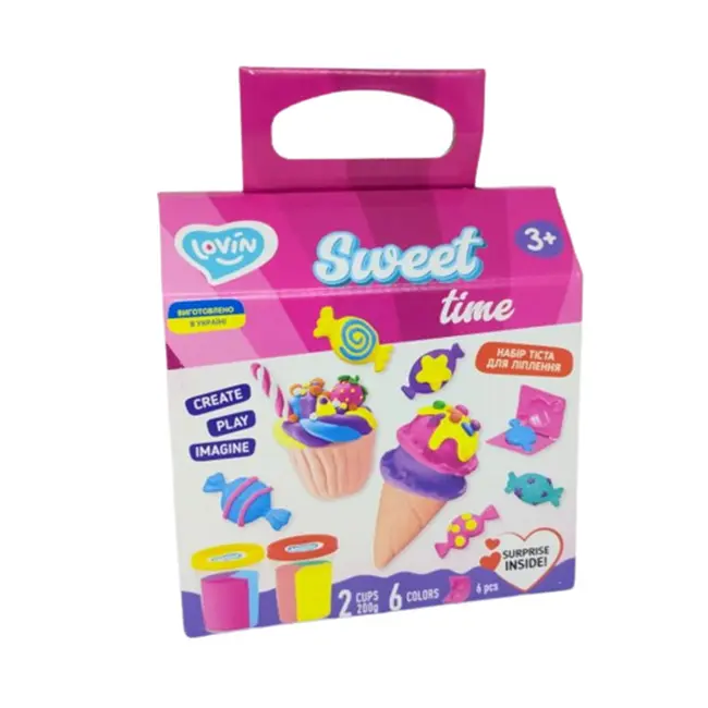 Set plastilina 100% ECO, Lovin'Do, Sweet Time KRTOK41149