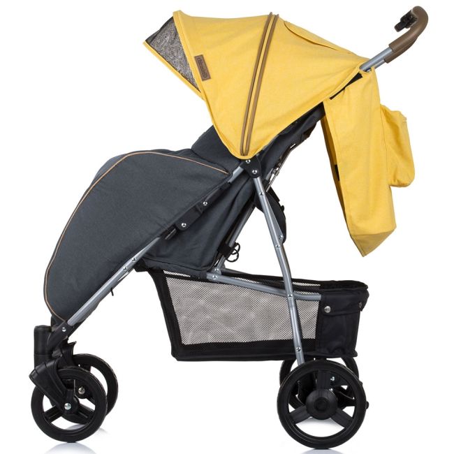 Carucior sport chipolino mixie banana cu husa picioare hublkmxf2202ba