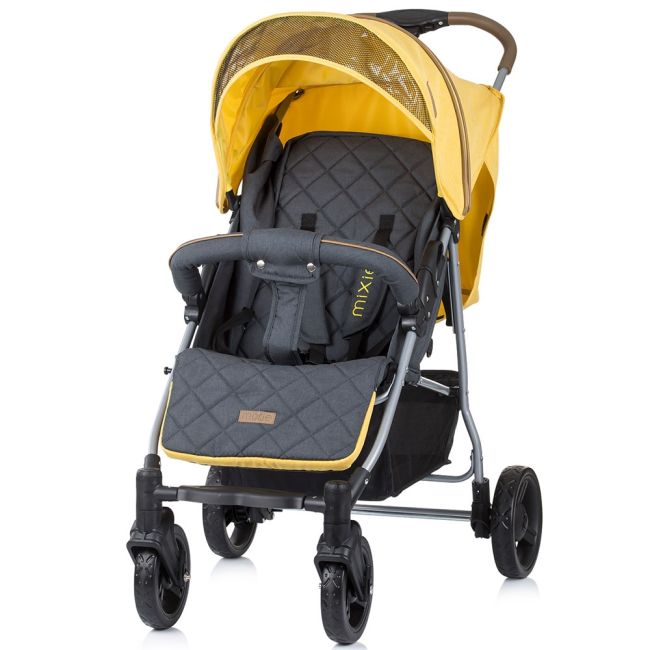 Carucior sport chipolino mixie banana cu husa picioare hublkmxf2202ba