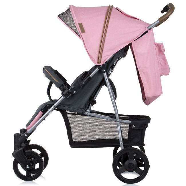 Carucior sport chipolino mixie blush cu husa picioare hublkmxf2204bh