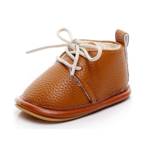 Ghetute maro imblanite, cu sireturi (marime disponibila: 9-12 luni (marimea 20 incaltaminte)) amhz202-7-c1.9-12 luni (marimea 20 incaltaminte)