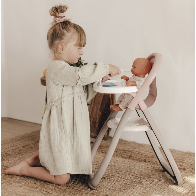 Scaun de masa pentru papusi smoby baby nurse maro hubs7600220370