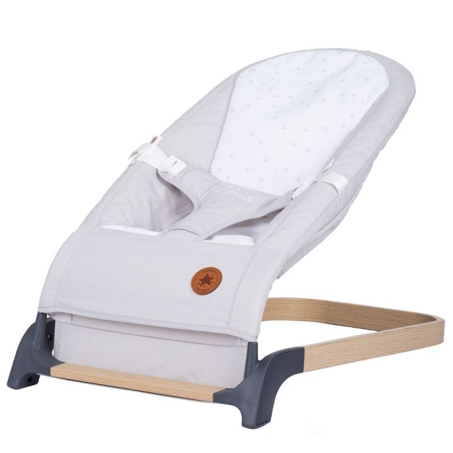 Scaunel balansoar chipolino noah platinum wood hubshenh0222pl