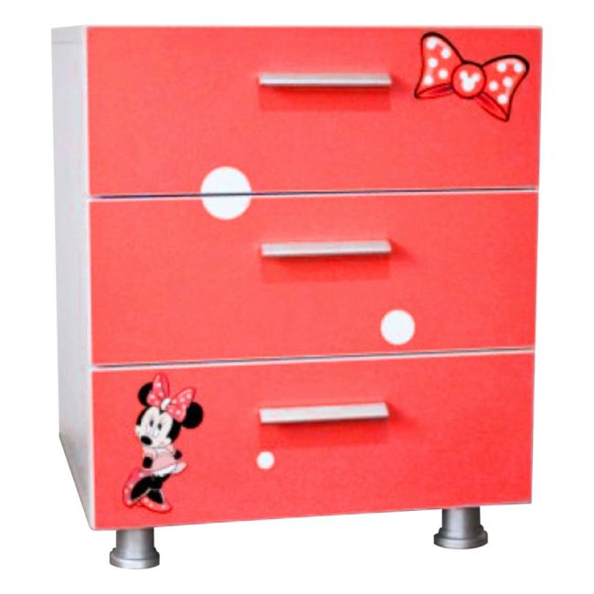 Comoda Fetite Minnie Rosu - Asc-c-minrs