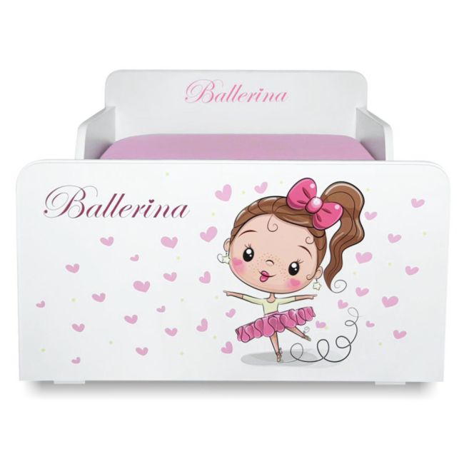Patut de fetite Start Balerina pt copii cu varste de la 2 ani pana la 12 ani, fara saltea - PC-P-STR-BAL-80