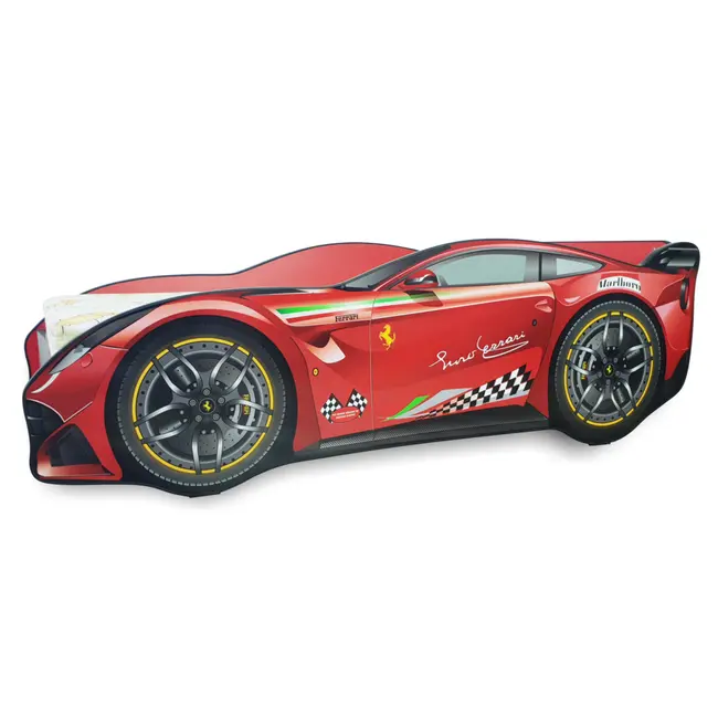 Pat masina Ferrari Tech pentru baieti 2-8 ani - PC-P-FER-70