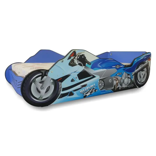 Pat copii Moto Blue dublu - PC-P-MOTO-DBL