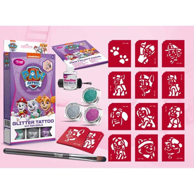 Set tatuaje temporare cu sclipici Paw Patrol Tytoo KKCTT2310026 BBJKKCTT2310026_Mov