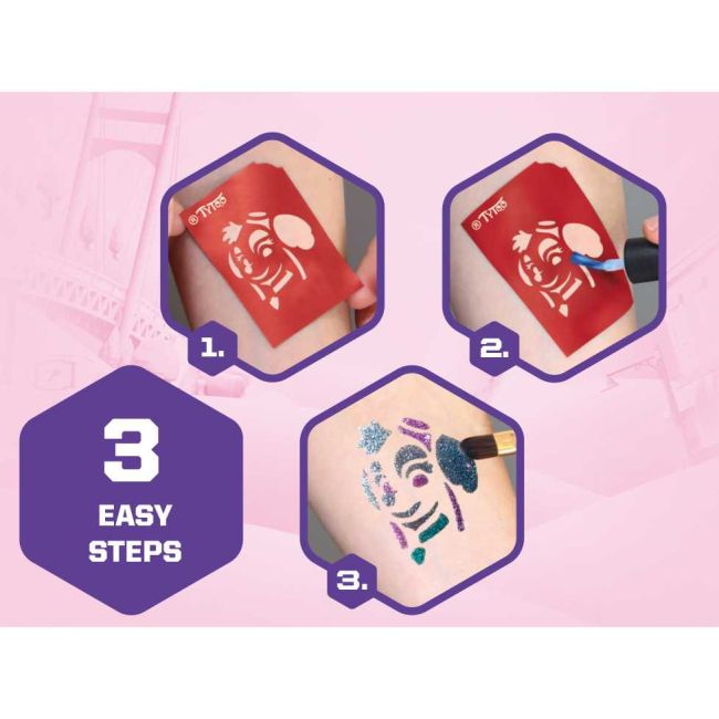 Set tatuaje temporare cu sclipici Paw Patrol Tytoo KKCTT2310026 BBJKKCTT2310026_Mov