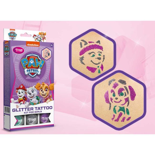 Set tatuaje temporare cu sclipici Paw Patrol Tytoo KKCTT2310026 BBJKKCTT2310026_Mov