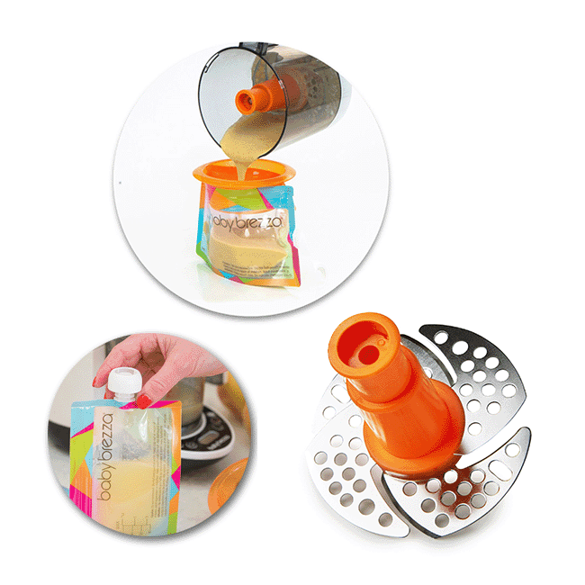 Pachet Bebe-Start 2 - Robot de bucatarie One Step Baby Food Maker Deluxe + Incalzitor Biberon BABY BREZZA