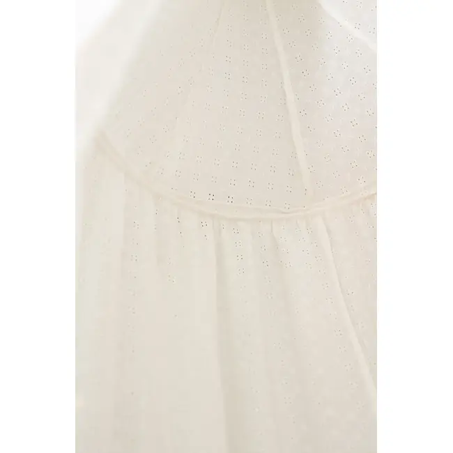 Baldachin Suspendat Multifunctional, Bumbac Brodat, Alb, 300x50 Cm, Babyly Pjb4194712