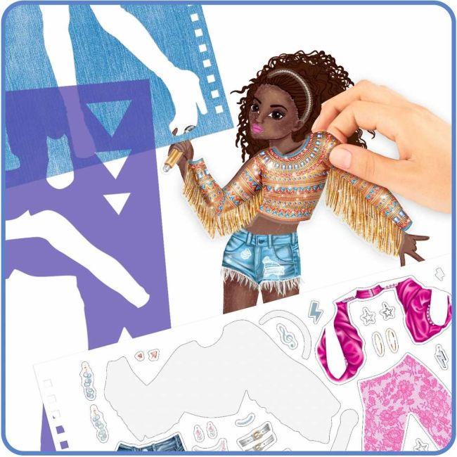 Carte de colorat Popstar Top Model Christy Depesche PT12228 BBJPT12228_Initiala