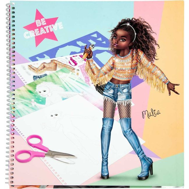 Carte de colorat Popstar Top Model Christy Depesche PT12228 BBJPT12228_Initiala