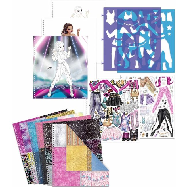 Carte de colorat Popstar Top Model Christy Depesche PT12228 BBJPT12228_Initiala