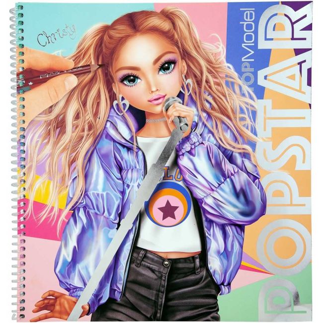 Carte de colorat Popstar Top Model Christy Depesche PT12228 BBJPT12228_Initiala