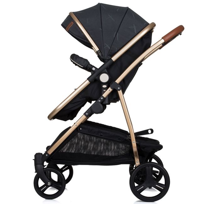 Carucior gemeni chipolino duo smart 2 in 1 raven hubkbds02201ra