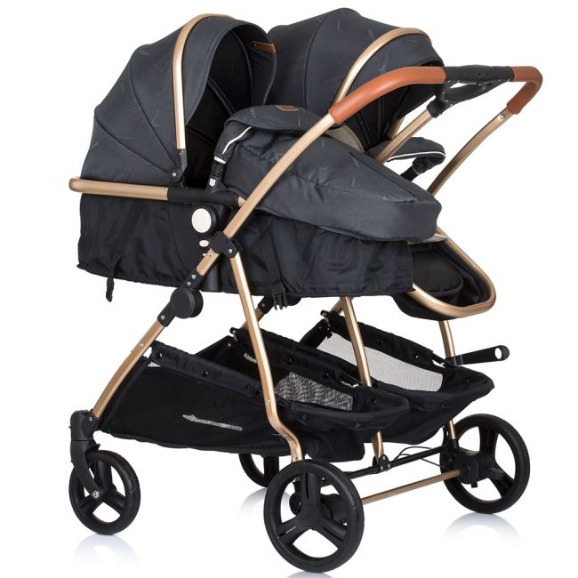 Carucior gemeni chipolino duo smart 2 in 1 raven hubkbds02201ra
