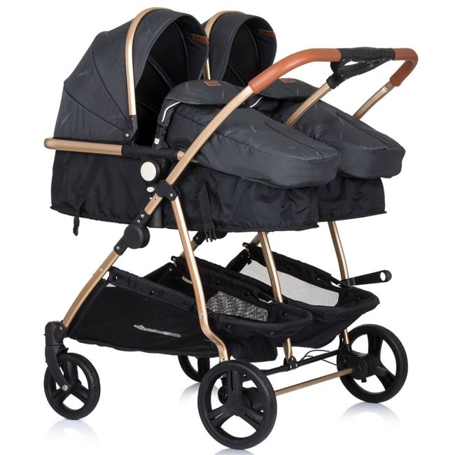 Carucior gemeni chipolino duo smart 2 in 1 raven hubkbds02201ra
