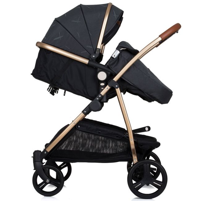 Carucior gemeni chipolino duo smart 2 in 1 raven hubkbds02201ra