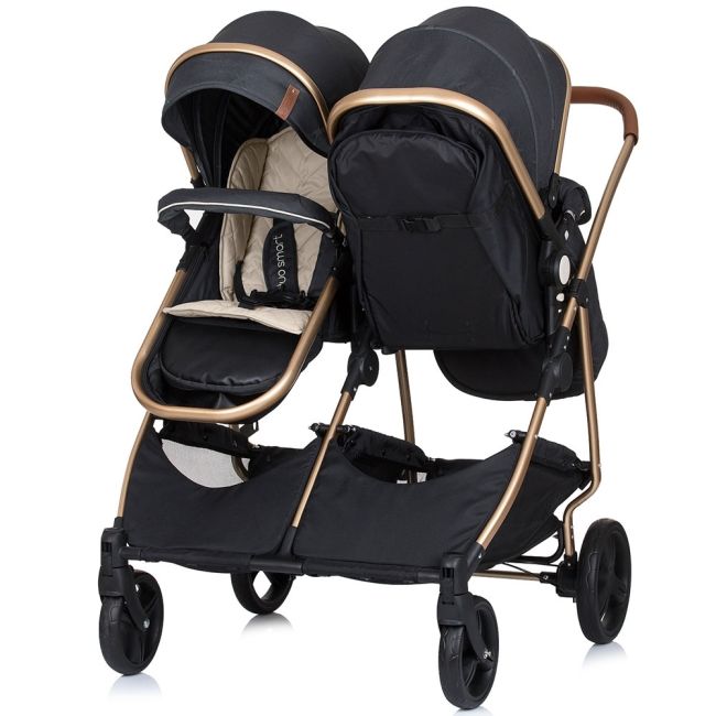 Carucior gemeni chipolino duo smart 2 in 1 raven hubkbds02201ra