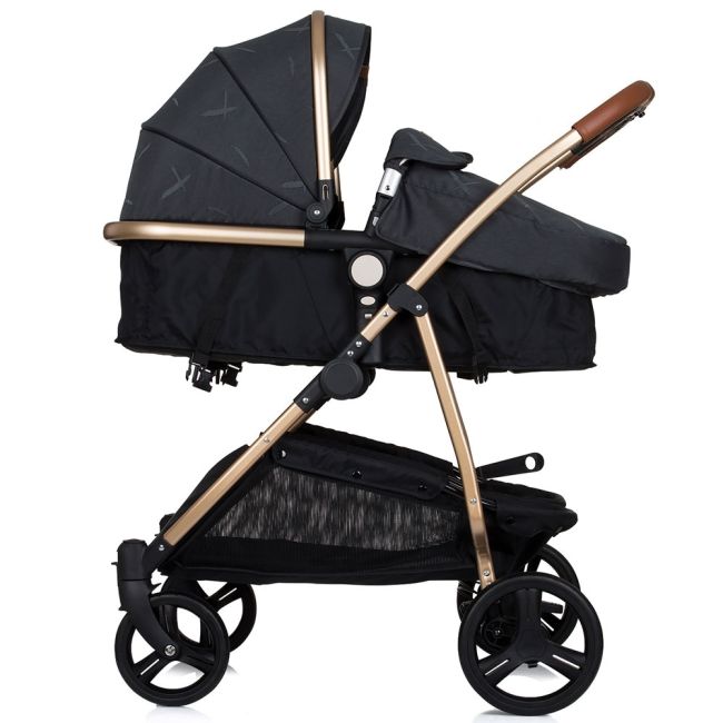 Carucior gemeni chipolino duo smart 2 in 1 raven hubkbds02201ra