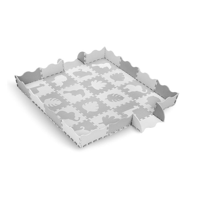 Covoras de joaca Puzzle 150x150 cm, Momi Zawi - Grey KRTMAED00013