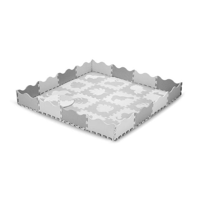 Covoras de joaca Puzzle 150x150 cm, Momi Zawi - Grey KRTMAED00013