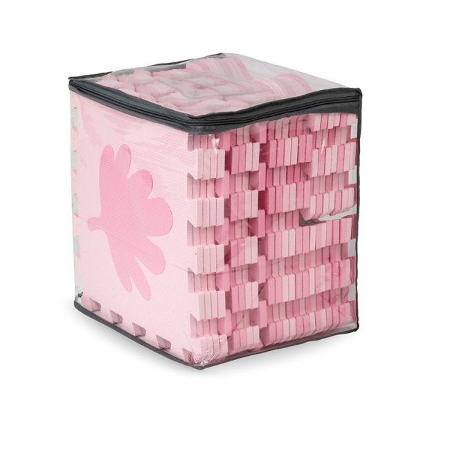Covoras de joaca Puzzle 150x150 cm, Momi Zawi - Pink KRTMAED00012