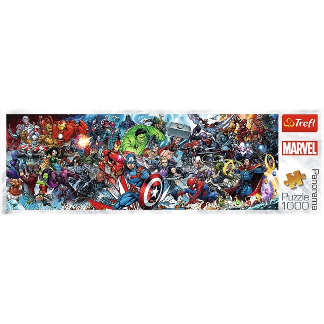 PUZZLE TREFL 1000 PANORAMA DISNEY MARVEL UNIVERSUL AVENGERS VIV29047
