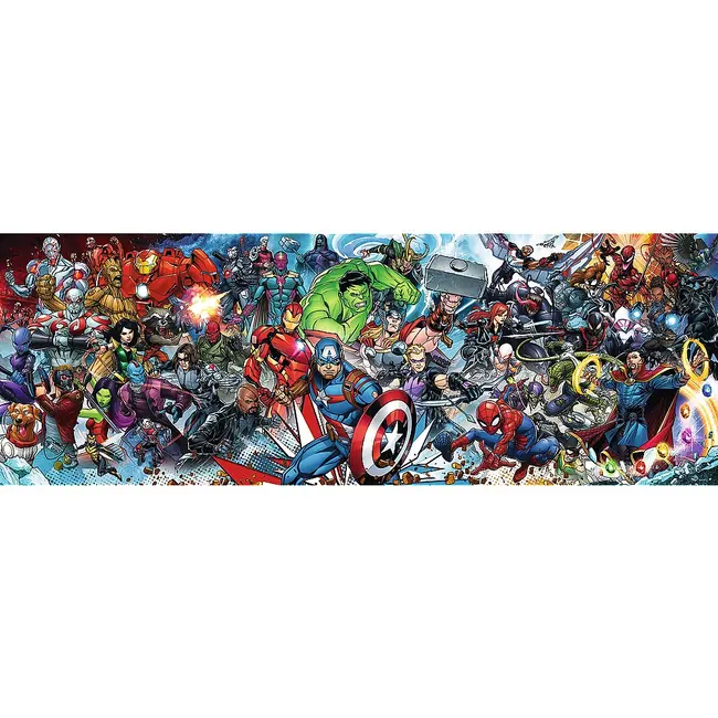 PUZZLE TREFL 1000 PANORAMA DISNEY MARVEL UNIVERSUL AVENGERS VIV29047