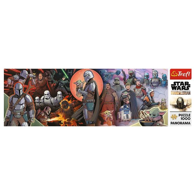 PUZZLE TREFL 1000 PANORAMA STAR WARS AVANETURILE MANDALORIANULUI VIV29052