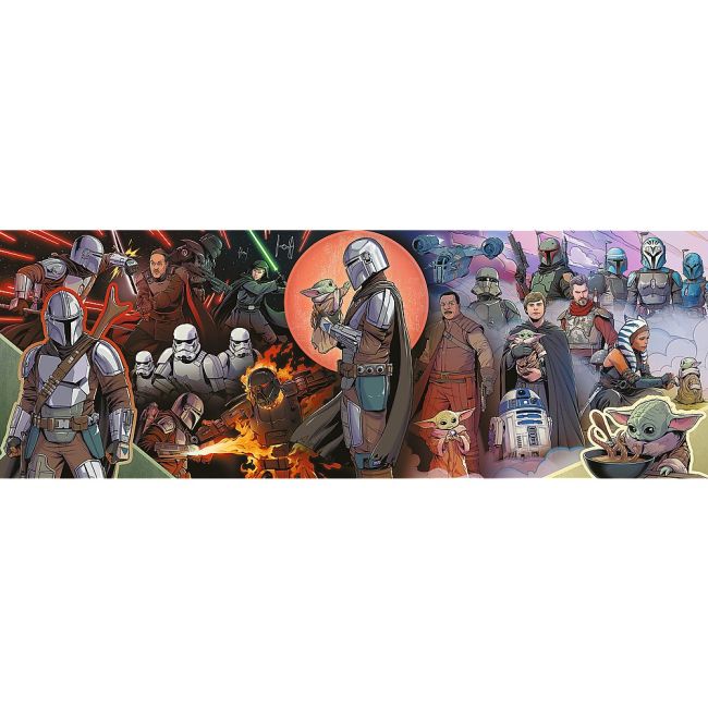 PUZZLE TREFL 1000 PANORAMA STAR WARS AVANETURILE MANDALORIANULUI VIV29052