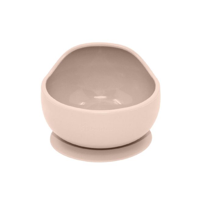 Petite&Mars - Bol din silicon fara BPA, Cu ventuza, TAKE&MATCH, 6 luni+, 350 ml, Bej BYN707818