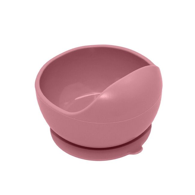 Petite&Mars - Bol din silicon fara BPA, Cu ventuza, TAKE&MATCH, 6 luni+, 350 ml, Roz BYN707820