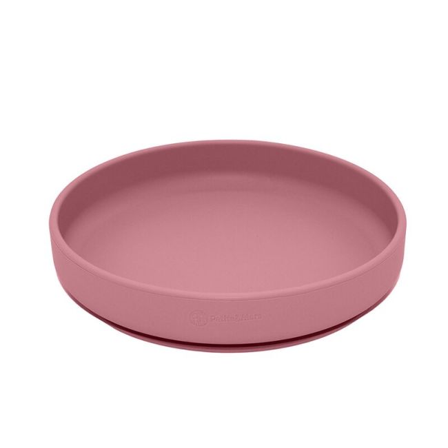 Petite&Mars - Farfurie din silicon fara BPA, Cu ventuza, TAKE&MATCH, 6 luni+, 400 ml, Roz BYN708820