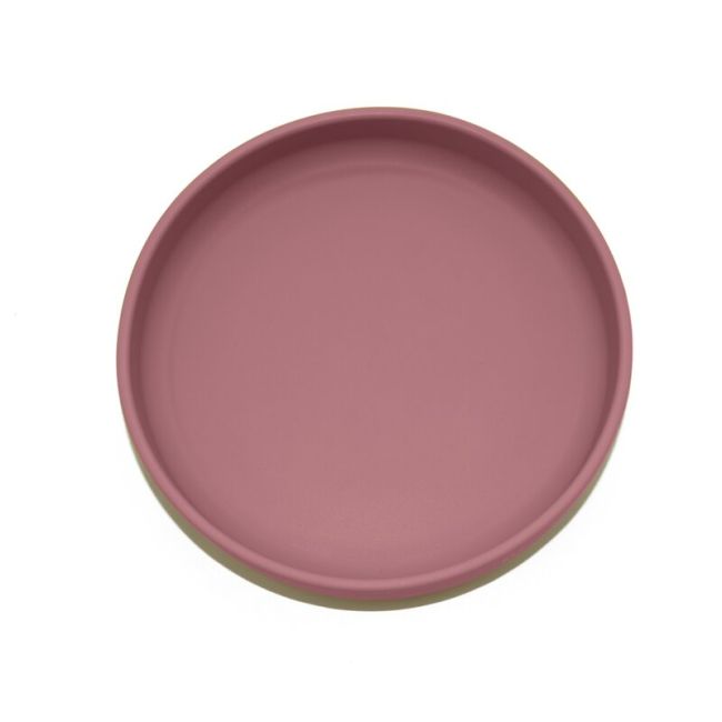 Petite&Mars - Farfurie din silicon fara BPA, Cu ventuza, TAKE&MATCH, 6 luni+, 400 ml, Roz BYN708820